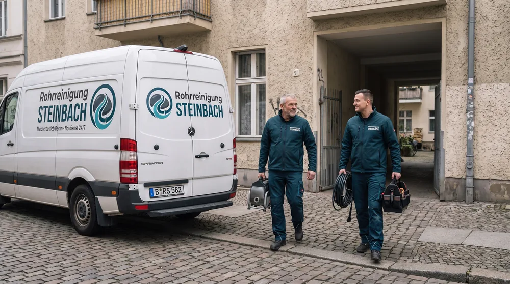 Anfahrt zum Kunden — Team Steinbach im Einsatz